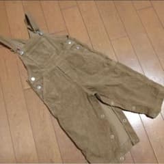 プチバトー　コーデュロイサロペットのサムネイル