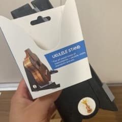ウクレレ　スタンド　黒　未使用のサムネイル