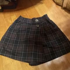 チェック柄スカート 140サイズ　ショートパンツ