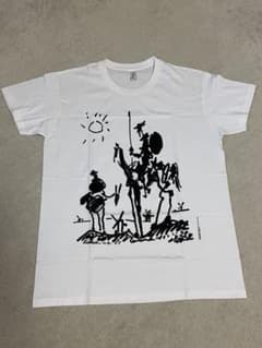 ピカソ　ドン・キホーテ 白 Tシャツのサムネイル