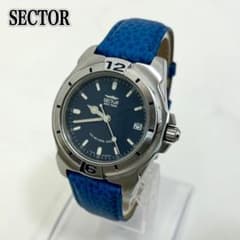 稼働】 SECTOR ADV 7000 デイト ネイビー文字盤 腕時計 - メルカリ