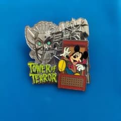 東京ディズニーシー タワー・オブ・テラー ミッキー ピンバッジ - メルカリ