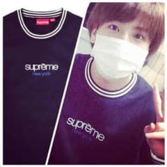 supreme striped rib crewneckのサムネイル