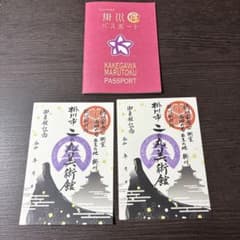 掛川市 二の丸美術館 御朱印 2枚セット 掛川得パスポート付き　掛川城　徳川