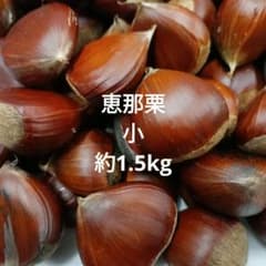 新鮮な小さな栗 約1500gのサムネイル