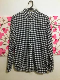 無印良品チェックシャツ　メンズ　Mサイズのサムネイル