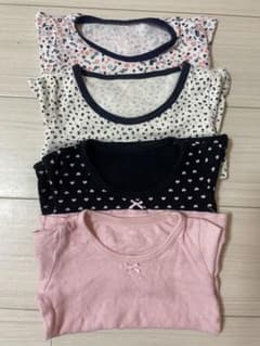 長袖　インナーセット　９０　女の子のサムネイル