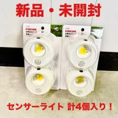 【新品】オーム電機 センサーボールライト 2パック(計4個) 防災 足元灯のサムネイル