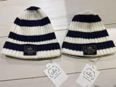 値下げ！apres les cours✳︎ニット帽✳︎２点セット✳︎リンクコーデのサムネイル
