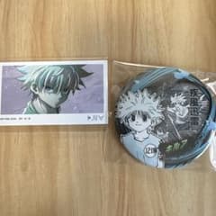 HUNTER×HUNTER キルア 缶バッジ カード2点セットのサムネイル