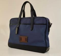 Coach コーチ F31277 ビジネスバッグ ブルー - メルカリ
