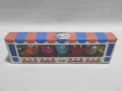 明治7匹のマーブルわんちゃんちっちゃいキーホルダーぬいぐるみ