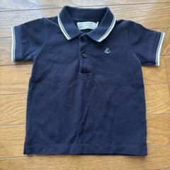 PETIT BATEAU ポロシャツ ネイビー 24mのサムネイル