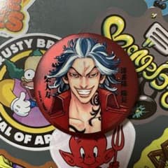 東京リベンジャーズ マイキーマート マットメタリック缶バッジ 柴大寿