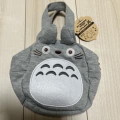 トトロ 耳付きバッグ 小型 グレーのサムネイル
