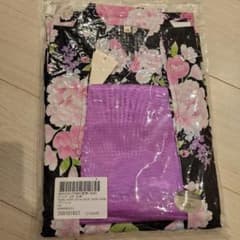 Thumbnail of nana様専用　花柄浴衣 150cm 帯付き
