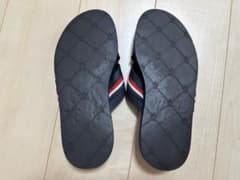MONCLER サンダル ネイビー トリコロール 41 - メルカリ
