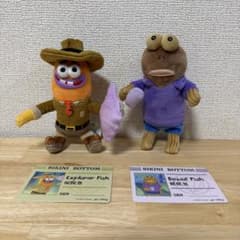 スポンジボブ ぬいぐるみマスコット 2体セットのサムネイル
