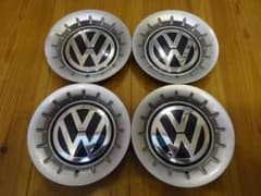 i9) フォルクスワーゲン純正ホイール センターキャップ 4個 シルバー 