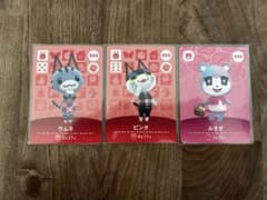 どうぶつの森 amiiboカード ラムネ ビンタ みすず 3枚セット - メルカリ