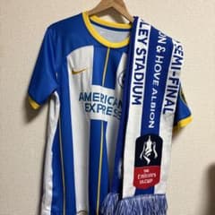 ブライトン　三苫薫　ユニフォーム&マフラー　m ブライトン 三苫薫 ユニフォーム&マフラー m - メルカリ