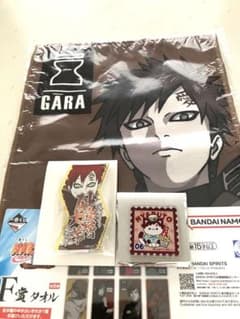 NARUTO 가애라 3점 아크릴 스탠드·아크릴 스티커·제일 복권 타월