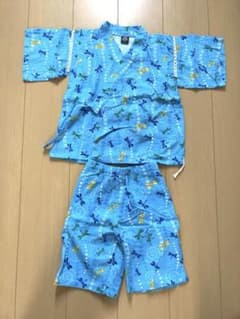 甚平110男の子　水色のサムネイル