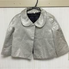【のびのびさん】Kate spade ジャケット シルバー 2のサムネイル