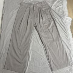 LONGBA チノパンツ スラックス ベージュのサムネイル