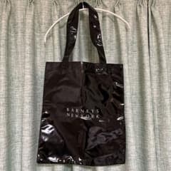 【新品未使用】BARNEYS NEW YORK ブラック トートバッグのサムネイル