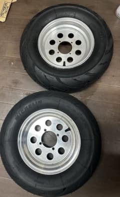 Michelinタイヤ付　アルミホイール　10インチ　モンキー　ディオ　ズーマー Michelinタイヤ付 アルミホイール 10インチ モンキー ディオ ズーマー