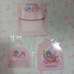 Sanrio Little Twin Stars ミラー＆コーム 50周年のサムネイル