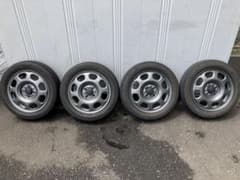ハスラー純正ホイール　タイヤ付き　4本セットのサムネイル