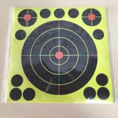 ターゲットシート イエロー ブラック レッド（10枚パック）のサムネイル