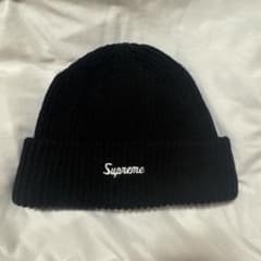 supremeビーニー　ブラックのサムネイル