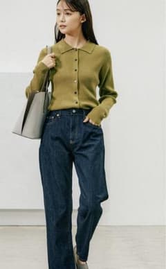 グローバルワーク GOOD デニム ストレートパンツ Ꮪのサムネイル