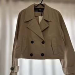 ZARA ベージュ スプリングコート Mサイズのサムネイル