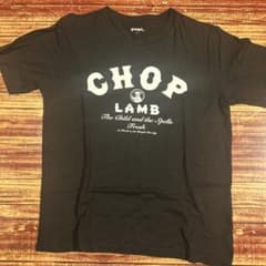 《graniph》Tシャツ 半袖 ラムチョップ ロゴ ブラック SSのサムネイル