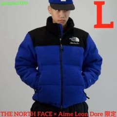 TNF × Aime Leon Dore】Nuptse Jacket【L】青 - メルカリ