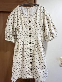 MOUSSY 花柄 パフスリーブ ワンピースのサムネイル