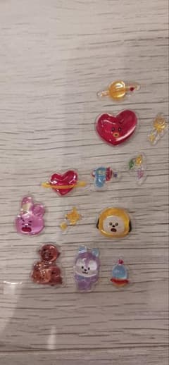 BT21 ぷくぷくシール ボンドロ セットBTSのサムネイル