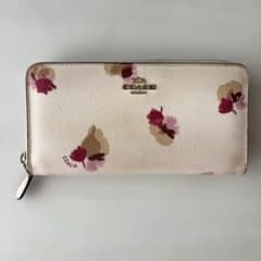 COACH フローラルプリント ラウンドファスナー長財布のサムネイル