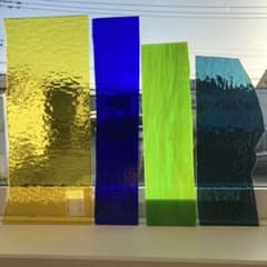 ステンドグラス材料 ガラス 4色セットのサムネイル