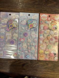 クーリア 正規品　ナイトミャウ　みずいろ　もぐもぐ　肉球　おしりシール　3枚