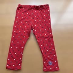 Thumbnail of ê.à.B キッズ レギンス パンツ 110cm レッド ドット柄