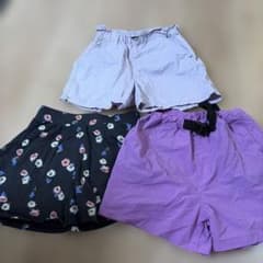GAPスカパンツdevirockハーフパンツ guキュロット 約140サイズ3点のサムネイル