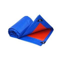 防水シート 2×2m PE製 青オレンジ 遮光タープ;Z8623;のサムネイル