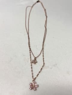 桜モチーフ 二連ネックレスのサムネイル