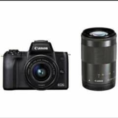 (. ❛ ᴗ ❛.)様専用【新品】Canon EOSKissM Wズームキットのサムネイル