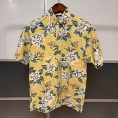 reyn spooner アロハシャツ 半袖 花柄 イエロー XSのサムネイル